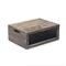 Homeroots Set of Five Black And Brown Solid Wood Crate, 5PK 487720 - alternate 7