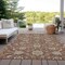Homeroots 3' X 5' Brown Ivory And Gray Moroccan Washable Indoor Outdoor Area Rug 605175 - alternate 9