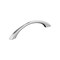 Amerock Vaile 5-1/16 inch (128mm) Center-to-Center Polished Chrome Cabinet Pull, 25PK 25VMP3723126 - alternate 1