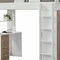 Homeroots White And Natural Twin Loft Bed And Desk 318776 - alternate 4