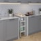 Amgood 24in D x 12in L Stainless Steel Table, Three Undershelves AMG WT-2412-3SH-Z - alternate 7