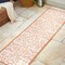Jonathan Y Madrid Vintage Filigree Textured Weave Cream/Orange 2 ft. x 10 ft. Indoor/Outdoor Runner Rug SMB107L-210 - alternate 7