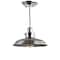 Jonathan Y Bedford 11" Adjustable Iron Industrial Rustic LED Pendant, Chrome JYL9529B - alternate 10