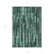 Homeroots 8' X 10' Sage Teal Blue And Emerald Striped Washable Indoor Outdoor Area Rug 608973 - alternate 7