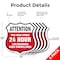 Signmission 24 Hour Surveillance Shield Sign Attenti, 12 inch X 12 inch, Aluminum Metal Sign, 5PK SHI-A-5Pack-12-353 - alternate 5