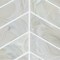 Daltile Starcastle 1'' x 6'' Chevron Glass Wall Mosaic, 13PK SC73CHEVRONMSST - alternate 6