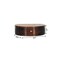 Homeroots 16" Walnut Solid Wood Round One Drawer Floating Nightstand 722580 - alternate 5