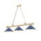 Z-Lite Cordon Heritage Brass 3 Light Billiard 2306-3HBR-MNB - alternate 1