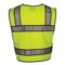 Reflective Apparel ANSI Type P Class 2 Public Safety Breakaway Vest with V-Neck 549ST-LM-4X-5X - alternate 5