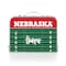 Picnic Time Family Of Brands Nebraska Cornhuskers - Concert Table Mini Portable Table, Charcoal Wood Grain 843-00-141-404-0 - alternate 2