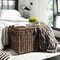 Happimess Michael 35.5in Wicker Storage Trunk, Brown HPM9004A - alternate 1