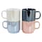 Mr. Coffee Cafe Celestial 4 Piece 14.8 Ounce Stoneware Pearlized Mug Set in Assorted Colors 97100.04 - alternate 4