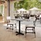 Flash Furniture 30" x 24" Tabletop, Seamless Surface Technology, Gray Faux Concrete, 22x22 Black Table Height X-Base ST-REC2430-CMGY-T2222-GG - alternate 7