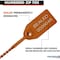 Kable Kontrol Pull Tight Cable Zip Tie Seals, Numbered Tamper Evident, 12in L, 50 Lbs Strength, Orange, 50PK CTPT-12-50-OR - alternate 4