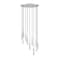 Z-Lite Stari 11-Light Chandelier, 24 in W, Brushed Nickel 1956P-11R-BN - alternate 1