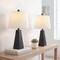 Jonathan Y Owen 20.5" Contemporary Resin LED Table Lamp, Black Marble Finish, 2PK JYL1037D-SET2 - alternate 9