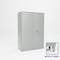Pucel Wardrobe Locker with 3 Drawers, 48 in W x 78 in H x 24 in D, Putty WSC-4872-24-3DL - alternate 1