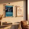 Azar Displays Floating Acrylic Wall Frame, Black Stand Off Caps, 16 inx20 in Graphic Size, 20 inx24 in Overall Size 105522-BLK - alternate 7