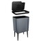Home-Complete Trash Can 8.7-Gallon Trash Can with Lid, Removable Legs, & 3L Recycling/Compost Bin Odor-Resistant ST-TRSH-GRY - alternate 1