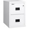 Fireking 2 Drawer, 1 Hr Fire & impact rated, 22" depth, Ltr/Lgl Arctic White 2R1822-CAW - alternate 1