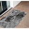 Homeroots 2' X 3' Black Gray and White Abstract Washable Non Skid Indoor Outdoor Area Rug 559442 - alternate 1