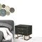 Homeroots 22" Gray Shagreen Two Drawer Nightstand 491591 - alternate 2