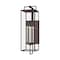 Troy Lighting Beckham 4 Light Exterior Wall Sconce, Textured Bronze, 11.75 In x 40 In B6340-TBZ - alternate 1