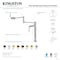 Kingston Brass Deck Mount Pot Filler Faucet, Oil Rubbed Bronze KS4705KL - alternate 6