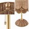 Jonathan Y Celerie 27.5" Coastal Bohemian Rattan/Iron Scalloped Buffet LED Table Lamp w/Pull Chain, Natural, 2PK JYL1138A-SET2 - alternate 7