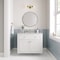 James Martin Vanities Chicago 36 in. Single Vanity, Glossy White, w/ 3 CM Carrara Marble Top 503-V36-GW-3CAR - alternate 6