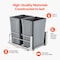 Vevor Double 35QTx2 Pullout Waste Container Under Cabinet Kitchen Bin Trash Can WH-MZ35L02 - alternate 7