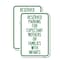 Signmission Reserved Parking for Expectant Mothers or Families with, 18'' X 24'', Heavy Gauge Aluminum, 2PK A-1824-2PACK-23106 - alternate 1
