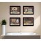 Homeroots Set Of Four Bathroom COLLECTION I 3 Black Framed Print Bathroom Wall Art, 4PK 405621 - alternate 3