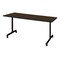 Regency Kobe Mobile T-Base Training Seminar Table, 66 in W, 30 in L, Neo Walnut MKTRCC6630NW - alternate 1
