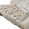 Homeroots 50" X 60" Cream Kantha Cotton Striped Throw Blanket with Embroidery 516628 - alternate 6