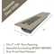 Sierra Grates 2 in. H X 10 in. W 2-Way 45 Degree Louvered, Steel, Brown Floor Register TWF210-BRN - alternate 3