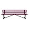 Leisure Craft Bench/Back, Surface Mount, 8ft., Burgundy B8WBSM-BURGUNDY - alternate 1