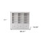 Homeroots 71in White Solid Wood Frame Dining Hutch With Multiple Shelves And Three Drawers 397128 - alternate 7