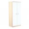 Homeroots White Finish Wood Armoire with Two Doors 249844 - alternate 1