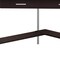 Homeroots 42" Dark Brown and Silver Corner Computer Desk 333555 - alternate 4