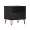 Manhattan Comfort Avira 20 in Nightstand in Black (1-Drawer) NS1720-BK - alternate 7
