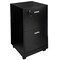 Lavish Home File Cabinet 2-Drawer Cabinet with Lock and Deep Drawer Storage Rolling Filing Organizer, Black 80-FC-3-BLK - alternate 5