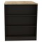 Homeroots 36in Natural and Black Wood Kitchen Island With Storage 477892 - alternate 1