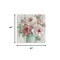 Homeroots 40" x 40" Watercolor Soft Pastel Peonies Bouquet Canvas Wall Art 398899 - alternate 3