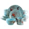 Elama Butterfly Garden 16 Piece Stoneware Dinnerware Set ELM-BUTTERFLY-GARDEN - alternate 1