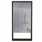 Homeroots 18" Black Wood Floating Double Door Bathroom Vanity And Medicine Cabinet With Mirror 478206 - alternate 4