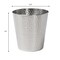 Happimess Axel Modern Minimalist Hammered Steel 2 Gal Waste Bin, Brushed Steel, 2PK HPM1110C-SET2 - alternate 4