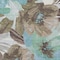 Homeroots 8' X 10' Khaki And Taupe Floral Washable Indoor Outdoor Area Rug 611007 - alternate 6