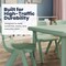 Flash Furniture Commercial Plastic Adjustable Height Classroom Activity Table-Sage, 48x24 YU-YCX-001-2-RECT-TBL-SAGE-GG - alternate 4