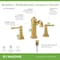 Symmons Braston Widespread Two-Handle Bathroom Faucet with Push Pop Drain Assembly (1.0 GPM) SLW5812BBZPP - alternate 3